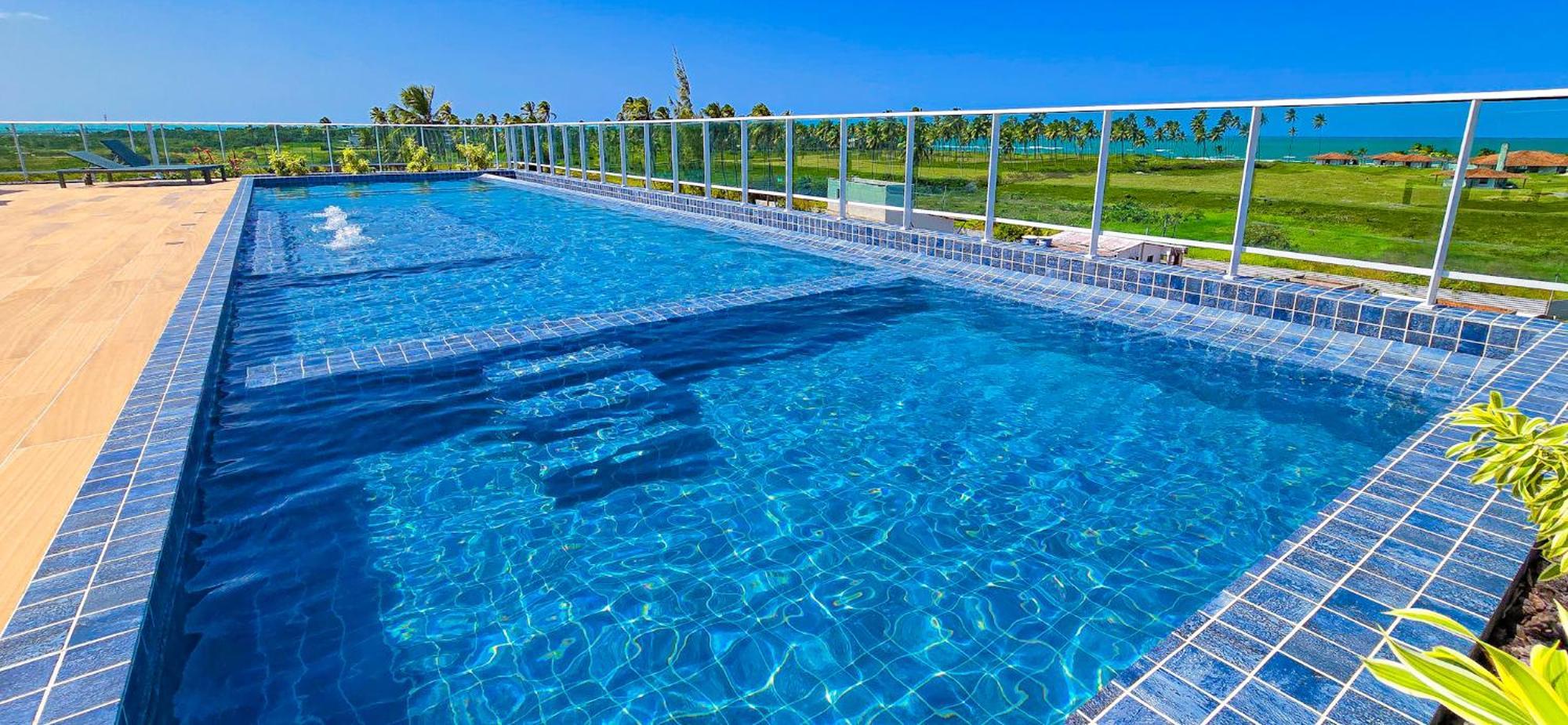 Flat Piscina E Rooftop Porto Pôrto das Galinhas Exterior foto